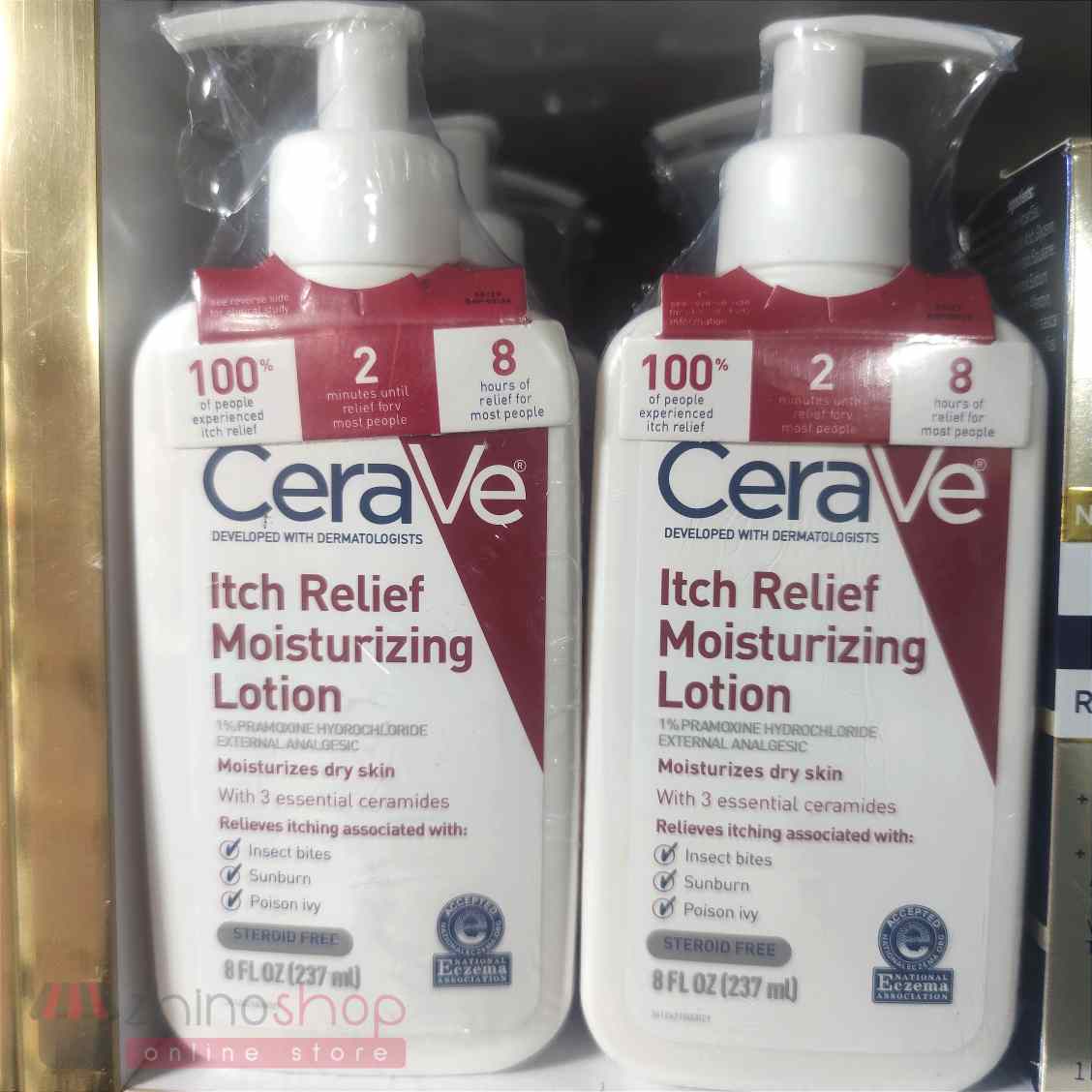 لوسیون کرم مرطوب کننده و ضد خارش سراوی CeraVe مدل Itch Relief حجم 237 میل | تسکین دهنده و بازسازی پوست اصلی